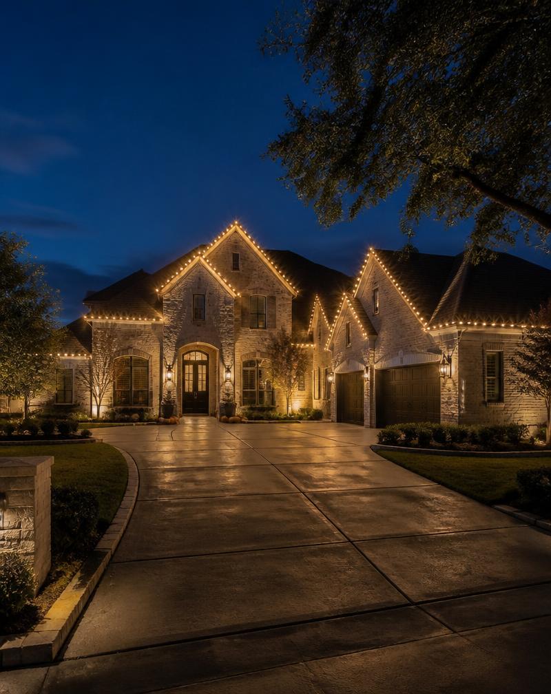 Christmas Light Installation — Seasonal • Book by October by Pink Bison in Texas